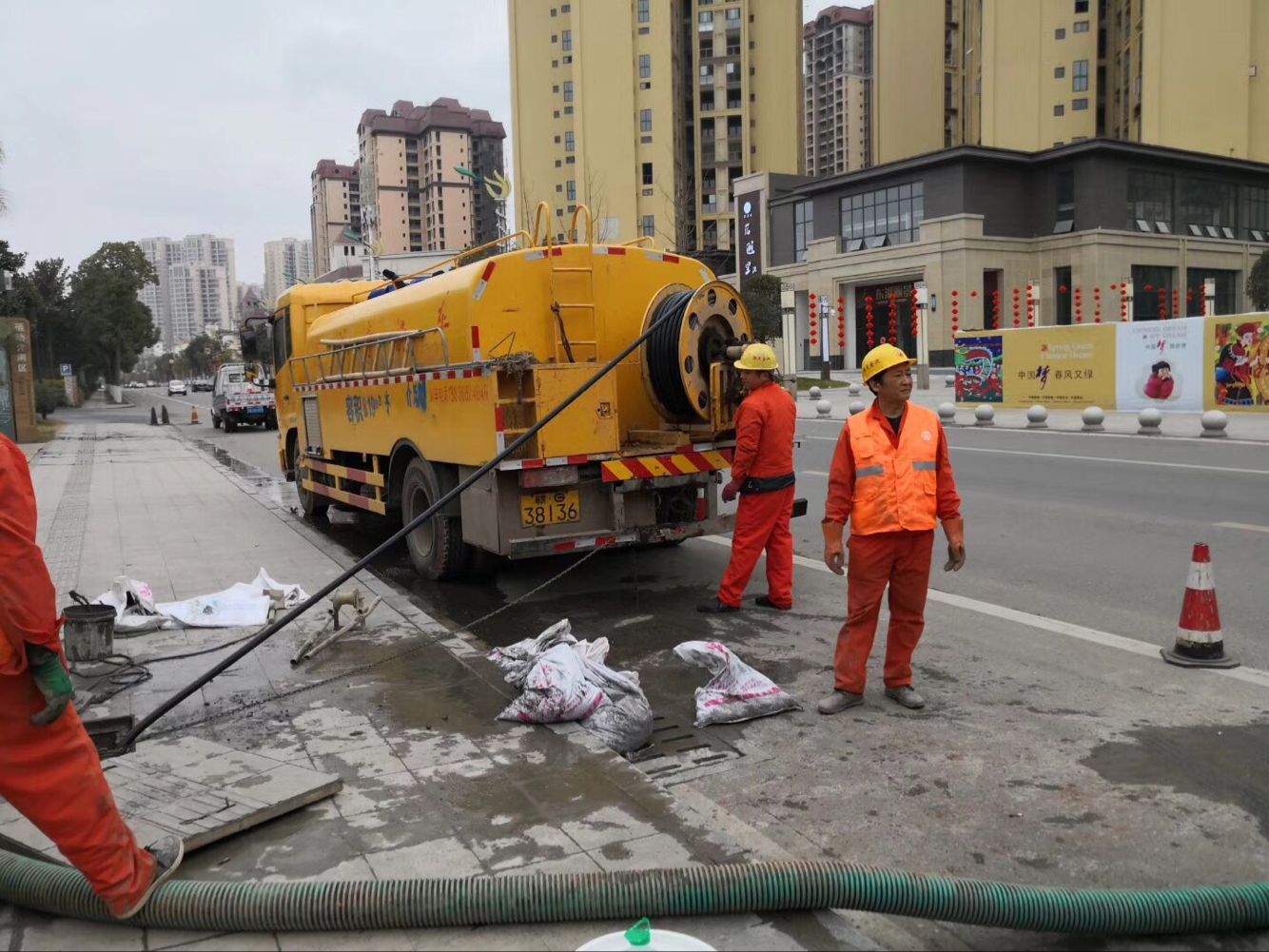 青川排污管道清淤-管道清洗
