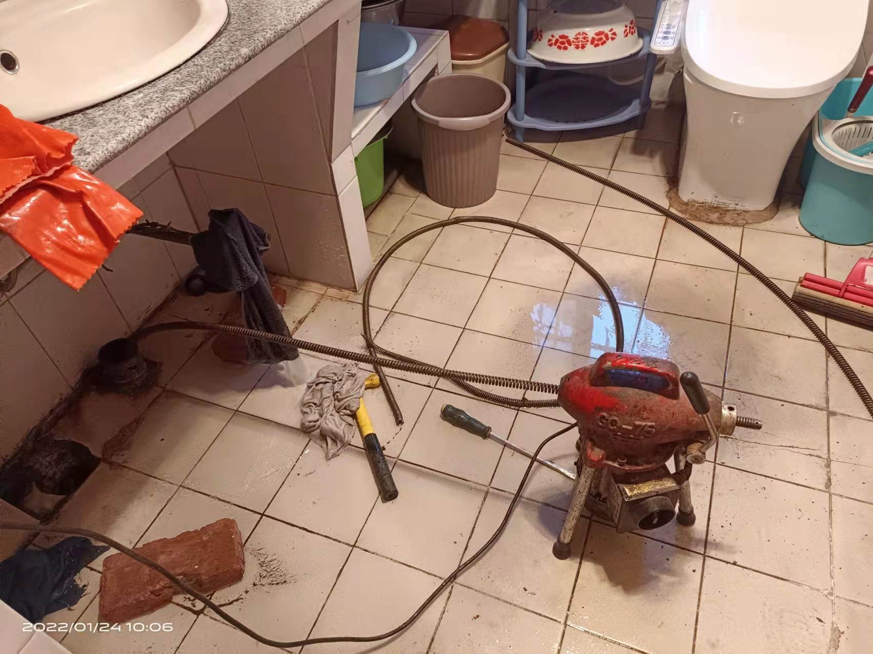 青川疏通厨房下水道，地漏疏通